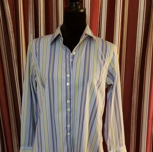 Talbots Stripped Dress Shirt